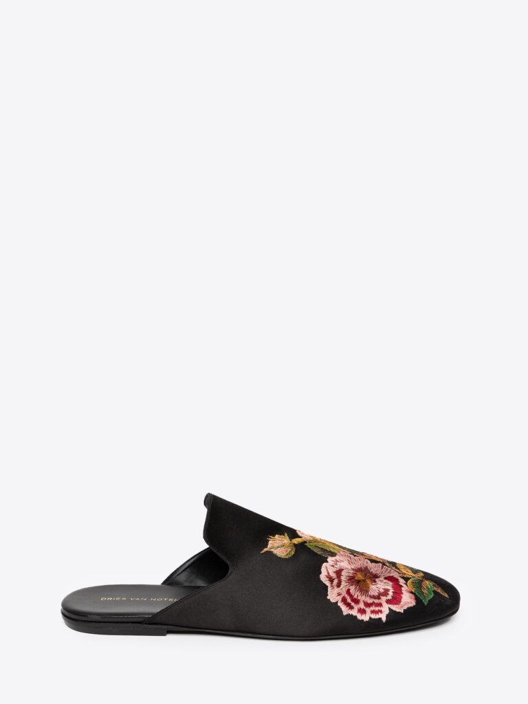 Embroidered Mules