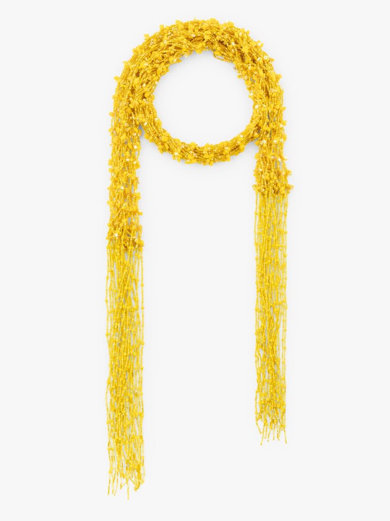 Embroidered Scarf Necklace