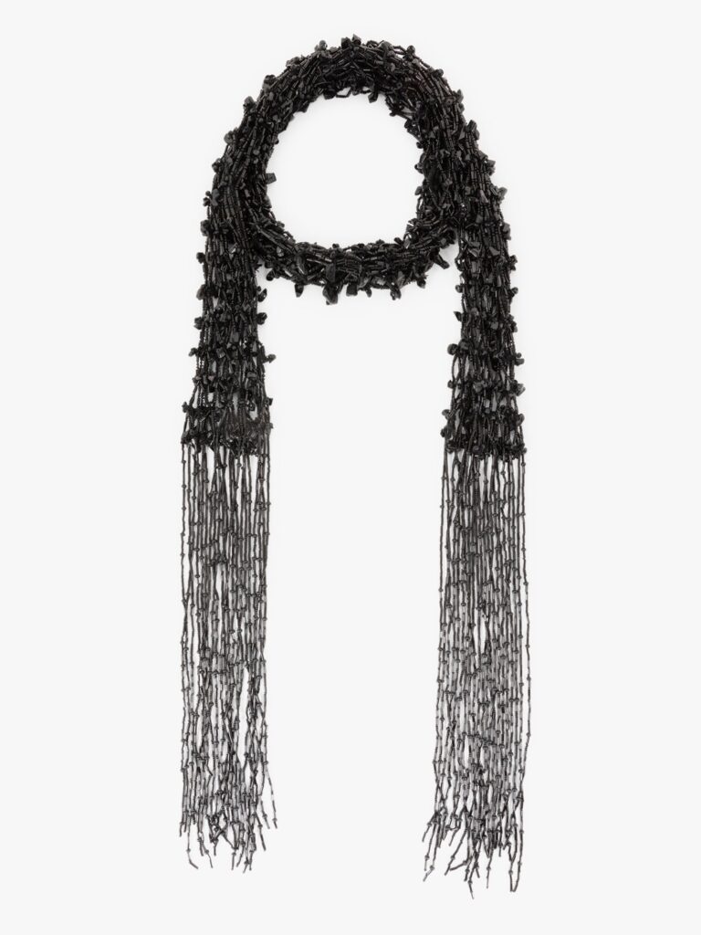 Embroidered Scarf Necklace