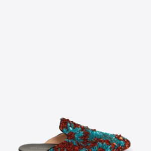 Embroidered Mules