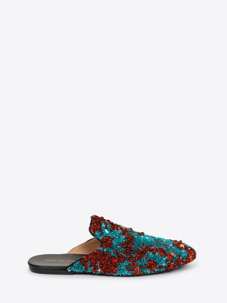Embroidered Mules